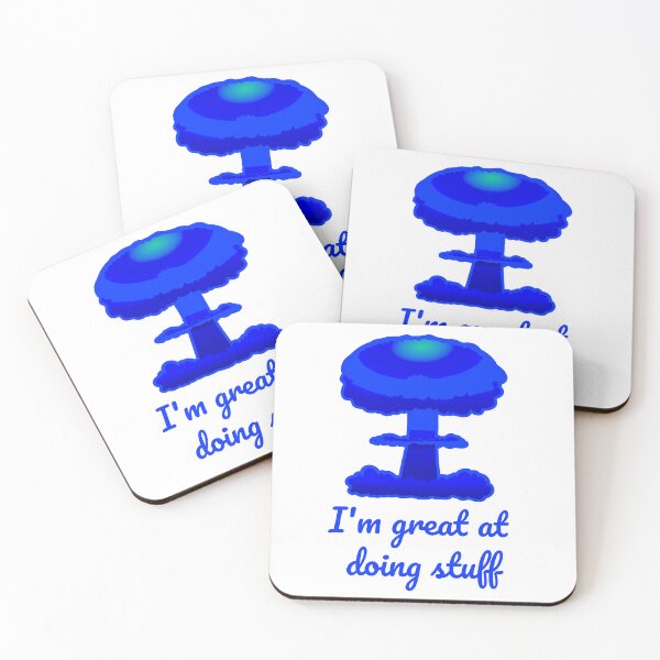Item preview, I'm great at doing stuff (dark blue for light background) designed and sold by Jeeb-Arts.