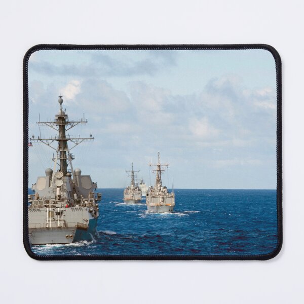 Item preview, STK109731M-USS Sampson maneuvers into formation. designed and sold by StocktrekImages.