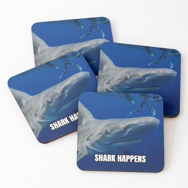 Item preview, Shark happens designed and sold by GasconyPassion.