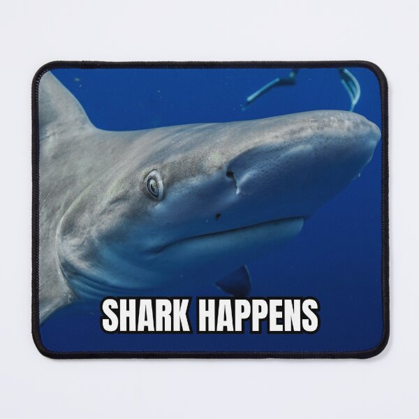 Item preview, Shark happens designed and sold by GasconyPassion.