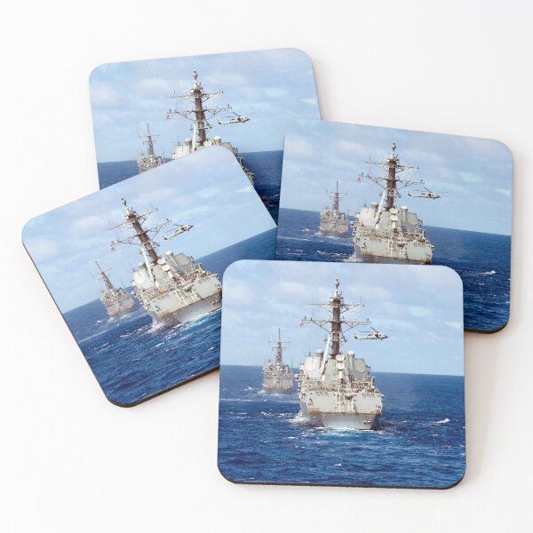 Item preview, STK109730M-USS Sampson maneuvers into formation. designed and sold by StocktrekImages.