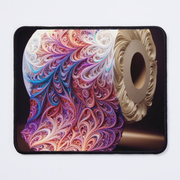 Item preview, Fractal Toilet Paper Roll 01 designed and sold by mhfoto.