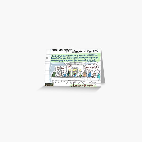 Last Supper Greeting Card