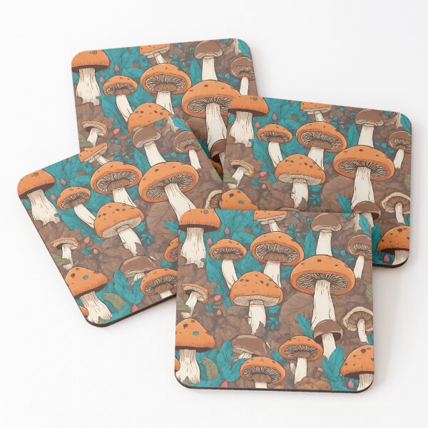 Item preview, Mystical mushrooms designed and sold by Kamil Król.