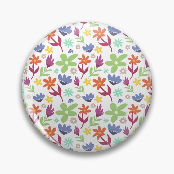 Item preview, Flower Power Pattern on white background designed and sold by IlsedeGraaf.