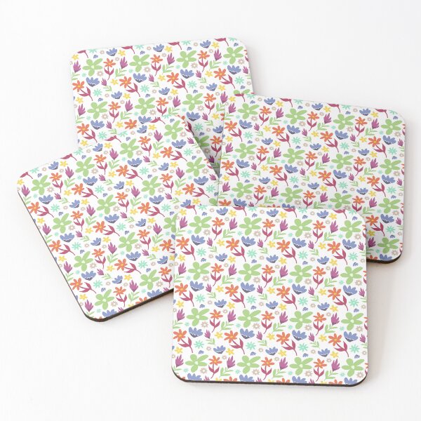 Item preview, Flower Power Pattern on white background designed and sold by IlsedeGraaf.