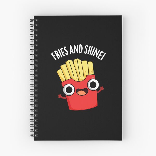 Item preview, Fries And Shine Funny Food Puns (Dark BG) designed and sold by punnybone.