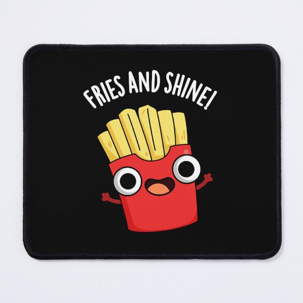 Item preview, Fries And Shine Funny Food Puns (Dark BG) designed and sold by punnybone.