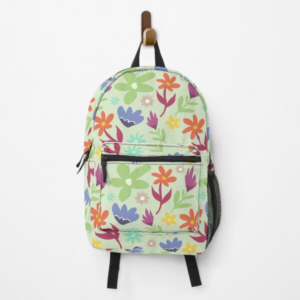 Item preview, Flower Power Pattern on green background designed and sold by IlsedeGraaf.