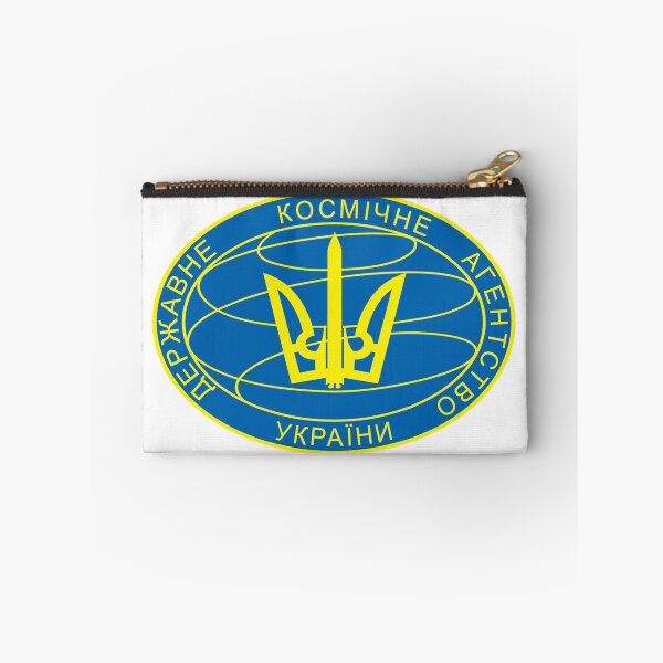Aperçu de l'œuvre Logo de l'Agence spatiale nationale d'Ukraine créée et vendue par Nikki SpaceStuffPlus.