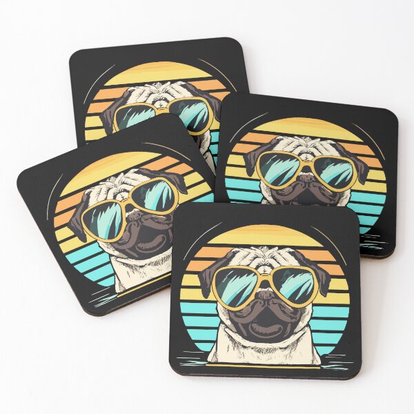 Item preview,  Funny mops with glasses designed and sold by MacLis.