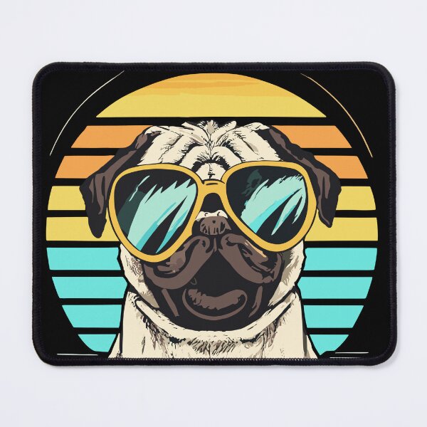Item preview,  Funny mops with glasses designed and sold by MacLis.