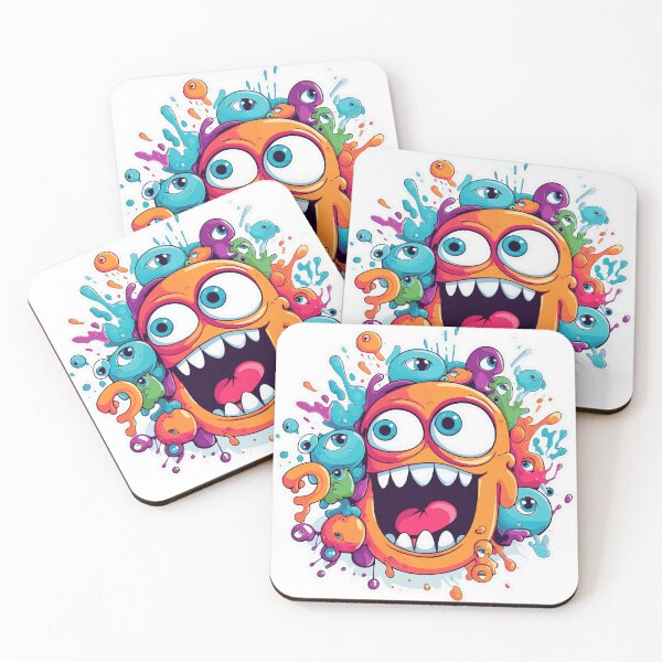 Item preview, Silly Monster Color Splash designed and sold by MK3DESIGN.