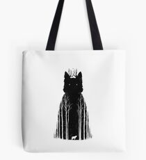 Wolf King Tote Bag
