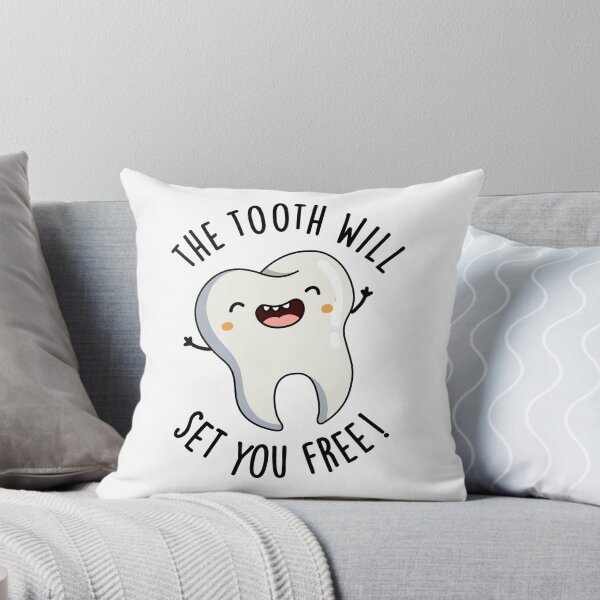 Item preview, The Tooth Will Set You Free Funny Dental Puns designed and sold by punnybone.