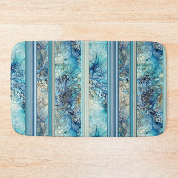 Item preview, Watery Swirls and Stripes 2 designed and sold by Adornamancy.