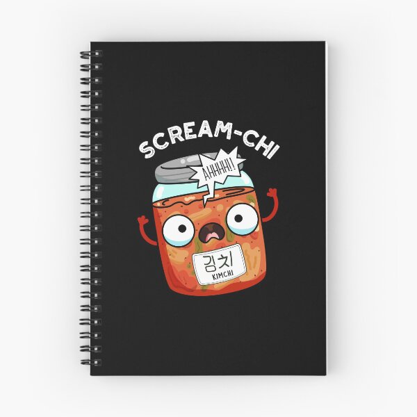 Item preview, Scream-chi Funny Kimchi Puns (Dark BG) designed and sold by punnybone.