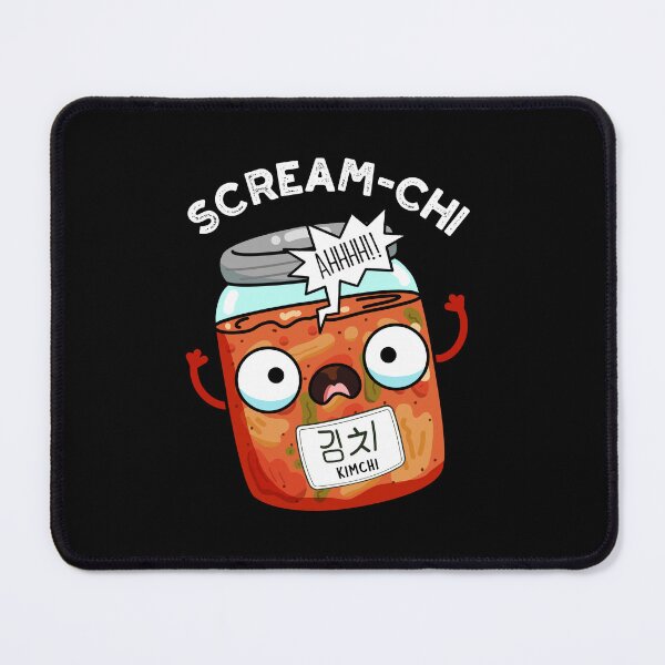 Item preview, Scream-chi Funny Kimchi Puns (Dark BG) designed and sold by punnybone.