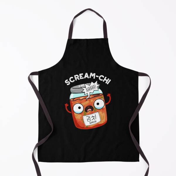 Item preview, Scream-chi Funny Kimchi Puns (Dark BG) designed and sold by punnybone.