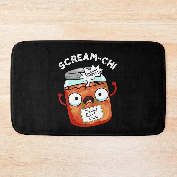 Item preview, Scream-chi Funny Kimchi Puns (Dark BG) designed and sold by punnybone.
