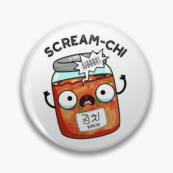 Item preview, Scream-chi Funny Kimchi Puns designed and sold by punnybone.