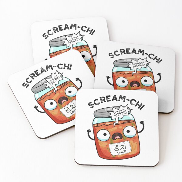 Item preview, Scream-chi Funny Kimchi Puns designed and sold by punnybone.