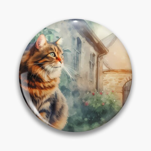 Item preview, Cat in the garden designed and sold by Helleradi.