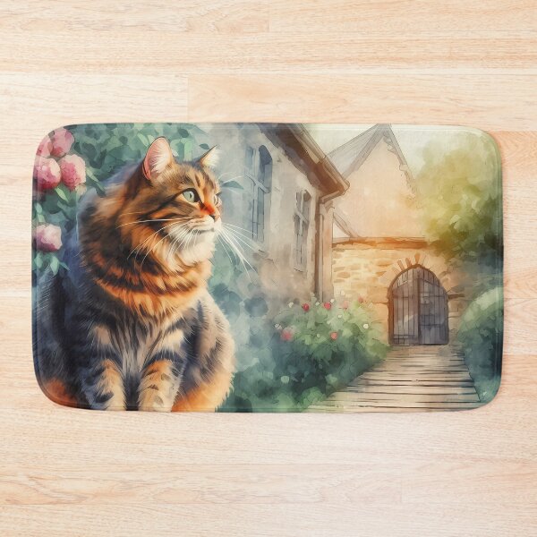 Item preview, Cat in the garden designed and sold by Helleradi.
