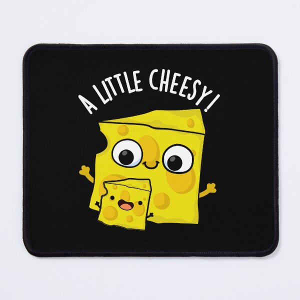 Item preview, A Little Cheesy Funny Food Puns (Dark BG) designed and sold by punnybone.