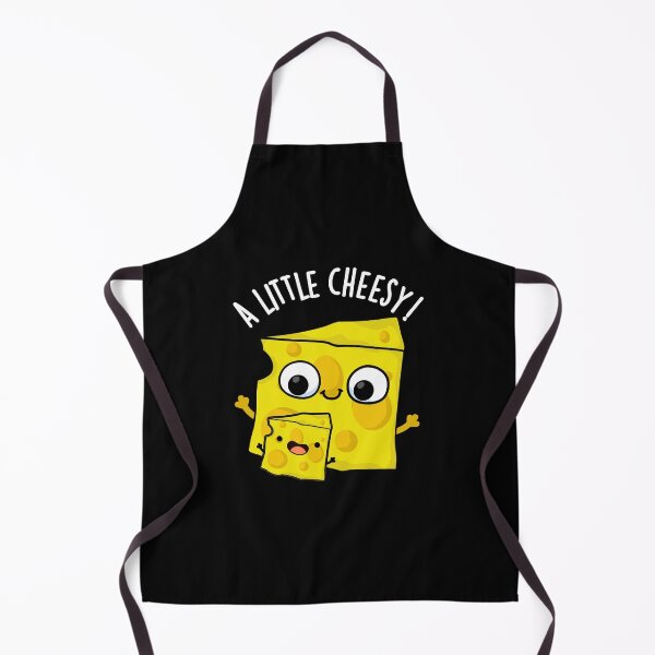 Item preview, A Little Cheesy Funny Food Puns (Dark BG) designed and sold by punnybone.