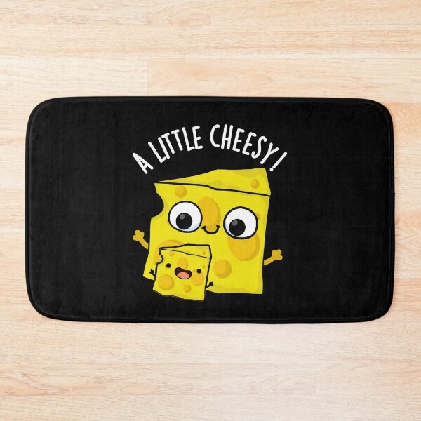 Item preview, A Little Cheesy Funny Food Puns (Dark BG) designed and sold by punnybone.