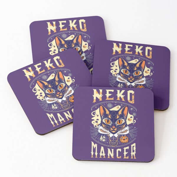 Item preview, Neko Mancer Nekomancer Halloween Cat designed and sold by brytfanna.