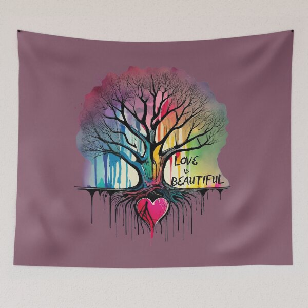 Item preview, Tree of pride and love, love is beautiful designed and sold by LuckyFamily.