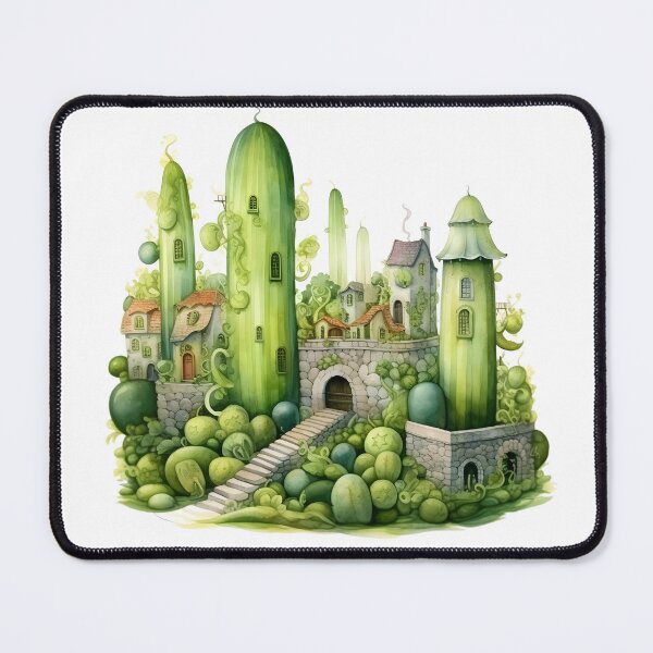 Item preview, Cucumber Land Watercolor designed and sold by KitsuneYin.