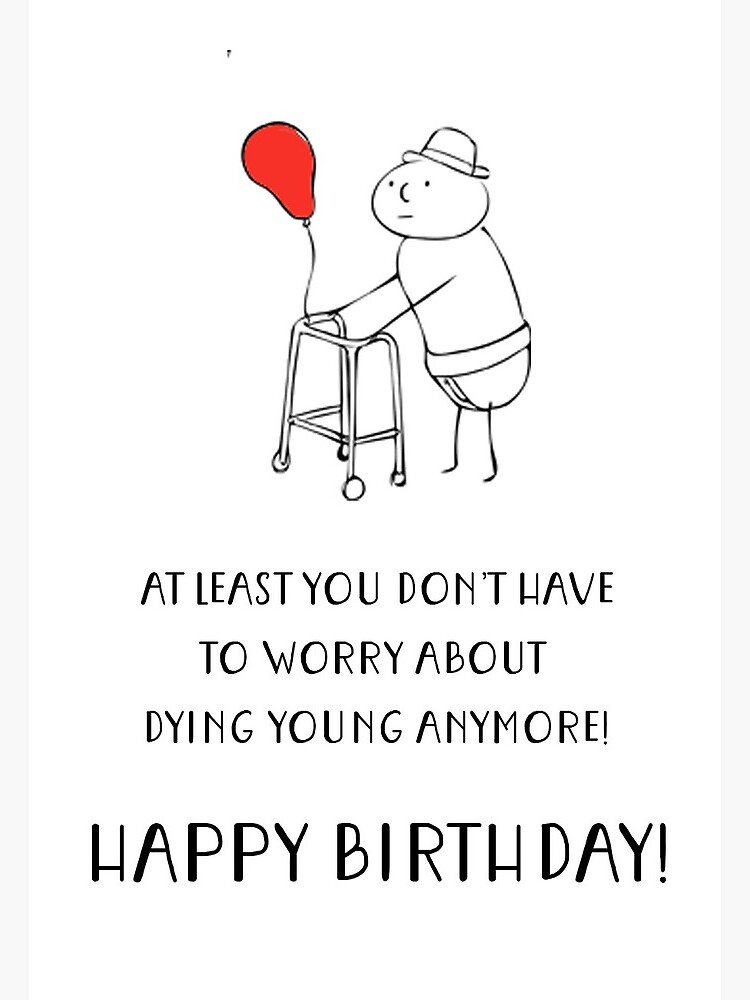 Miss Miserable - Birthday Postcard - You are no longer young - Birthday  Greeting Card