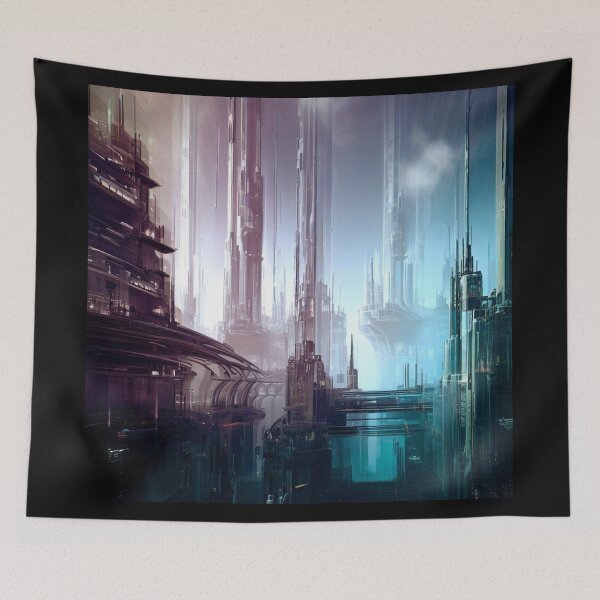 Item preview, SF Futuristic City 2 designed and sold by CrankyOldDude.