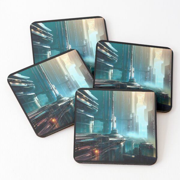 Item preview, SF Futuristic City 3 designed and sold by CrankyOldDude.