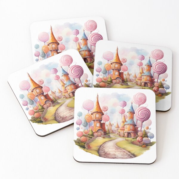 Item preview, Dream Sweet Village Watercolor designed and sold by KitsuneYin.