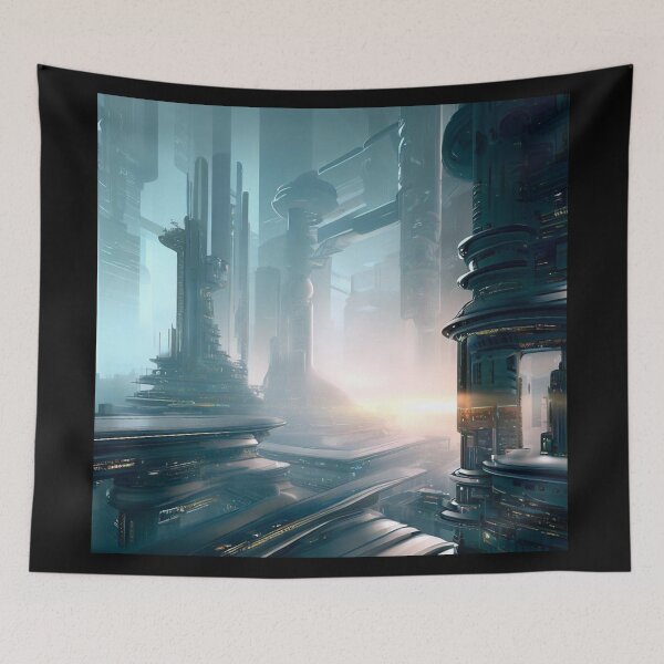 Item preview, SF Futuristic City 4 designed and sold by CrankyOldDude.