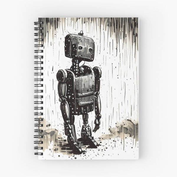 Item preview, Sad robot designed and sold by Donkey's Salad.