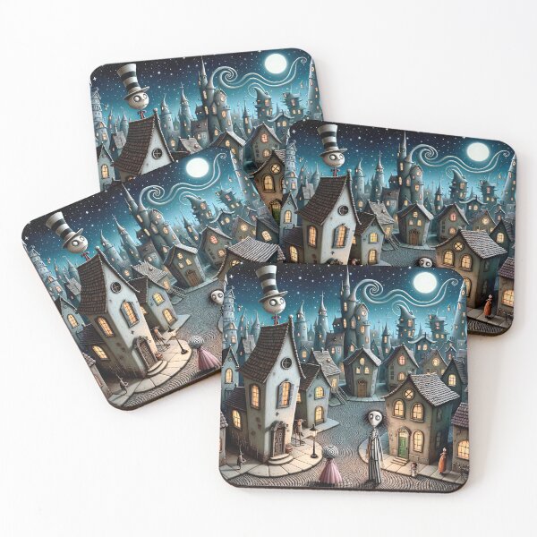 Item preview, Spiraled Nights in Peculiar Town: Tangled Tales of Twilight designed and sold by CvividVerse.