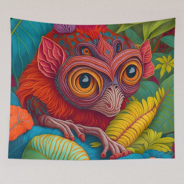 Item preview, "Vivid and Intricate Rendition of the Philippine Tarsier" designed and sold by Best-Art-32.