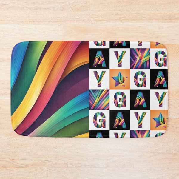 Item preview, Color grid with the word gay designed and sold by studio468.