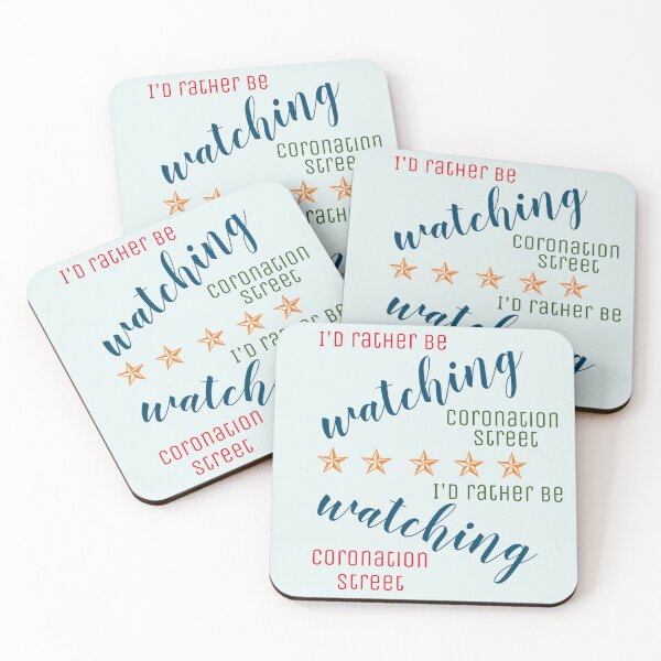 Item preview,  I'd rather be watching coronation street  designed and sold by infinity-khd.