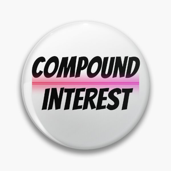 Item preview, Compound Interest Design  designed and sold by JAMTEESHOP.