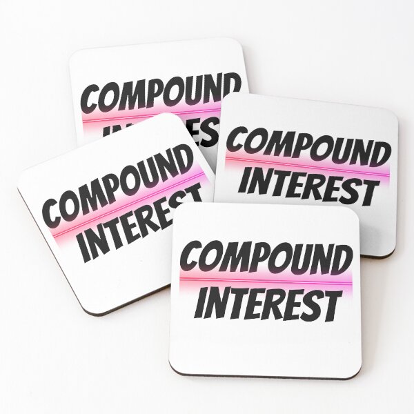 Item preview, Compound Interest Design  designed and sold by JAMTEESHOP.
