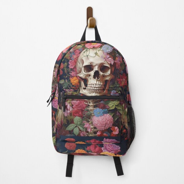 Item preview, Bones and Botany Skeket Colorful Floral designed and sold by GrinGalore.