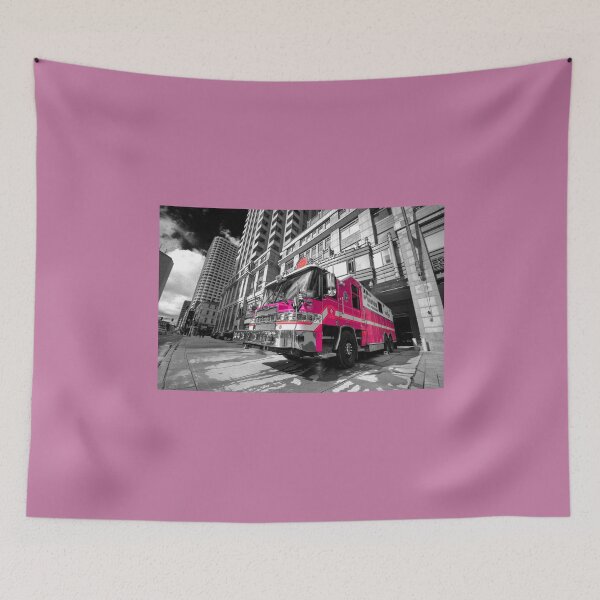 Item preview, Pink Fire Truck  designed and sold by hawkie.