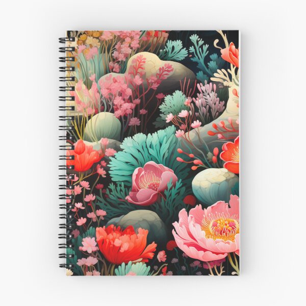 Aperçu de l'œuvre Impression pastel de jardin sous l'eau de récif de corail d'océan créée et vendue par FoxTreeDesign.