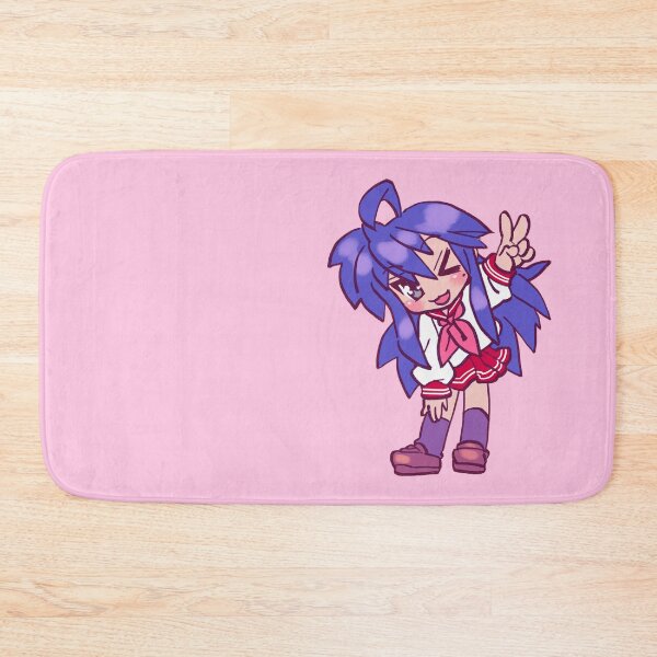 Item preview, I draw bright pink chibi izumi konata doing a peace sign / lucky star designed and sold by RansRoom.